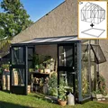 Produktbild: Juliana Gewächshäuser Veranda 4,4m² Anthrazit Sicherheitsglas Fundamentrahmen