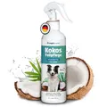Produktbild: napfpower Fellpflege Hund mit Kokosduft (250 ml) – Entfilzungsspray & Fellglanzspray für einfache Kämmbarkeit – Fellspray für EIN staubfreies Hundefell - Entwirrt verknotetes Fell & pflegt sanft