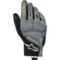 Produktbild: Alpinestars Moblast WP wasserdichte Motorradhandschuhe, schwarz-grau-gelb, Größe 2XL für Männer