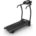 Produktbild: Klarfit Pacemaker X3 Laufband - 1,5 PS Treadmill, Laufbahn mit Trainingscomputer, Geschwindigkeit: 0,8 - 12km/h, LCD-Display, 12 Programme, Pulsmes... - Schwarz