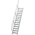 Produktbild: MUNK Treppe 45°  inkl. einen Handlauf, 600mm Stufenbreite, 14 Stufen