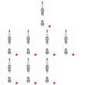 Produktbild: 8 x Zündkerze NGK für AUDI, SEAT, SKODA, VW A1, A3, A3 8P, A3