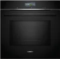 Produktbild: Siemens HM736GAB1 iQ700 Einbaubackofen mit Mikrowelle, 59,4 cm breit, 800 W, 67 L, TFT Touchdisplay, 5 Leistungsstufen, 19 Heizarten, HomeConnect, schwarz