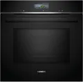 Produktbild: SIEMENS Backofen mit Mikrowelle iQ700 HM736GAB1, mit 1-fach-Teleskopauszug, ecoClean, Intelligenter Backofen dank Assistent mit Sprachsteuerung