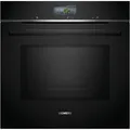 Produktbild: Siemens iQ700 Einbau-Backofen Mikrowelle HM736GAB1 Schwarz 60cm 67l 800W