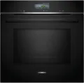 Produktbild: Siemens iQ700 HM736GAB1 Einbau-Backofen mit Mikrowellenfunktion 800W, Schwarz