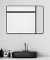 Produktbild: Talos Wandspiegel Black Living (Komplett-Set), BxH: 80x60 cm