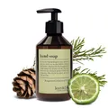 Produktbild: Jean & Len Handseife Bergamot & Cedarwood, reinigt beanspruchte Hände, für die tägliche Anwendung geeignet, Flüssigseife im Pumpspender, erfrischend-zitrischer Duft, vegan, 250 ml