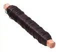Produktbild: Glorex 6 2220 057 - Wickeldraht, 0,65 mm, 100 g, schwarz geglüht, zum Basteln und zum Binden von Gestecken und Kränzen