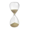 Produktbild: Sanduhr 15 Minuten 18.6009.53.90 aus Glas goldfarbenen Sand Wohnaccessoire Go...