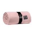 Produktbild: s.Oliver Kuschelsoft Decke 150x200 cm - flauschig, warm & waschbar, Kuscheldecke rosa Uni