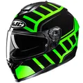 Produktbild: Motorrad HJC C70N Holt Integralhelm (Schwarz/Neongrün) Gr: M (57)