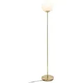 Produktbild: Atmosphera Créateur d'intérieur Stehlampe Stehlampe mit rundem Lampenschirm, Metall, gold, 134 cm - Atmosphera, Leuchte mit Dekofunktion, ohne Leuchtmittel