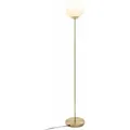 Produktbild: Atmosphera - Stehlampe Mit Rundem Lampenschirm, Metall, Gold, 134 Cm