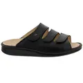 Produktbild: Finn Comfort Finn Comfort Korfu - Pantolette, Classic, Bison (Glattleder), schwarz, Pantolette schwarz 37 EU