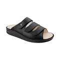 Produktbild: Finn Comfort Korfu Offene Sandalen für Erwachsene, Unisex, Schwarz - schwarz - schwarz - Größe: 35.5