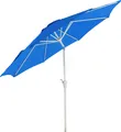 Produktbild: Sonnenschirm Asti, Gartenschirm, Ø 2,7m neigbar Polyester/Alu 5kg blau