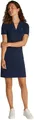 Produktbild: Tommy Hilfiger Damen Polokleid Slim Fit V-Neck Kurz, Blau (Dark Night Navy), XL