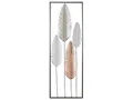 Produktbild: Beliani Elegante Wanddekoration aus Metall 31 x 4 x 90 Gold/Silber Kreisform Niobium