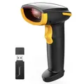 Produktbild: Inateck KI Barcode Scanner Bluetooth, 1D Handscanner Kabellos, Handheld Barcode Scanner, 1 Ladung in 3 Monaten, Unterstützen Selbst Entwickelte App und SDK mit 2000mAh Akku, BCST-21 KI
