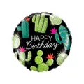 Produktbild: Happy Birthday Kakteen Folienballon 45cm 18 Inch