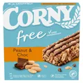 Produktbild: Corny free Peanut und Choc Müsliriegel ohne Zuckerzusatz 6x25g