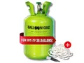 Produktbild: Folat Helium Ballongas Heliumflaschen SETS für bis zu 30-90 Luftballons - Helium, für Hochzeit, Geburtstag, Party für bis zu 30 Luftballons mit Zubehör