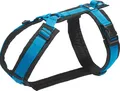 Produktbild: Annyx Brustgeschirr Fun - gepolstert - superbequem - für alle Rassen - Schwarz/Blau Gr. S