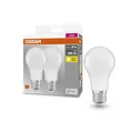 Produktbild: 2er-Pack Osram LED E27 Leuchtmittel mattiert warmweißes Licht 8,5W wie 60 Watt