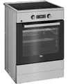 Produktbild: BEKO Induktions-Standherd FSM69301SXT, mit 1-fach-Teleskopauszug, Spezialemaille, SteamAdd Dampffunktion, 8 Heizarten, Induktionskochfeld