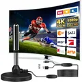 Produktbild: DVB-T2 Antenne Verstärker Zimmerantenne 4K HD TV 360° Empfang bis 500 km