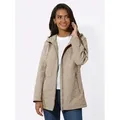 Produktbild: Langjacke CASUAL LOOKS, Damen, Gr. 20, beige, 100% Polyester, Wattierung:100% Polyester, unifarben, Jacken Langjacke