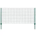 Produktbild: vidaXL Maschendrahtzaun Komplettset 20x1,2m Stahl Grün Gartenzaun Metallzaun