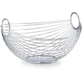 Produktbild: Obstschale ZELLER PRESENT, silber (silberfarben), B:28cm H:16cm, Metall, Schüsseln, Obstschale, perfekte Belüftung