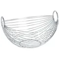 Produktbild: Obstschale oval 28 cm Metall Silber
