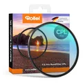 Produktbild: Rollei F:X Pro CPL Rundfilter 55 mm Polfilter mit hoher Farbtreue und Reflexionsfreiheit für Klare Lebendige Bilder Wetterfester Schraubfilter aus Premium-Glas für Kameraobjektive