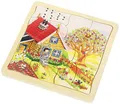 Produktbild: Goki 57684 - Schichtenpuzzle - Jahreszeiten, Gemischt