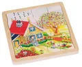 Produktbild: Schichtenpuzzle Jahreszeiten 54 Teile