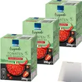 Produktbild: Edeka Originale Tomaten fein gehackt pikant gewürzt 3er Pack (3x390g Packung) + usy Block