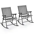 Produktbild: Schaukelstühle Schwingsessel Klappstuhl 2er Set Gartenstühle Schaukelsessel