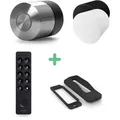 Produktbild: Nuki Smart Lock Pro (5. Gen) + Schutzabdeckung + Keypad 2 + Diebstahlschutz - Schwarz / mit Witterungsschutz