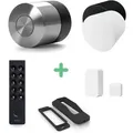 Produktbild: Nuki Smart Lock Pro (5. Gen) + Schutzabdeckung + Door Sensor + Keypad 2 + Diebstahlschutz - Schwarz / mit Witterungsschutz