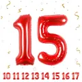 Produktbild: ballonluftballon 15 jahre | Rot 15 ballons-40