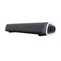 Produktbild: Trust Liro Soundbar PC Lautsprecher 12W, Stereo Computer Boxen mit RGB LED Beleuchtung, Klinke 3,5 mm AUX, USB Betrieb Sound Bar für PC Laptop Desktop Tablet Smartphone TV, Schwarz