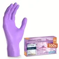 Produktbild: ARNOMED RAINBOW NITRIL LAVENDER VIOLET Nitrilhandschuhe lila puderfrei, VE 100 Stück 9/L