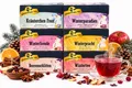 Produktbild: Goldmännchen Tee Wintertee Probierset 6 Sorten 120 Teebeutel Winter Weihnachten