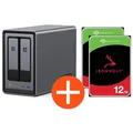 Produktbild: UGREEN NASync DXP2800 NAS System 2-Bay 24TB inkl. 2x Seagate IronWolf ST12000VN0008 12 TBB