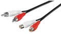 Produktbild: Przedłużacz stereo 2 x cinch - Długość kabla 5 m