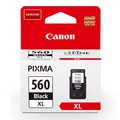 Produktbild: Canon Tinte - PG-560XL Original Drucker Tintenpatrone Schwarz mit hoher Reichweite - Druckt bis zu 400 A4-Seiten (1 x druckerpatrone)