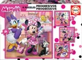 Produktbild: Educa 17630 Progressive Minnie Happy Helpers 12-16-20-25, Spiel, Cranberry